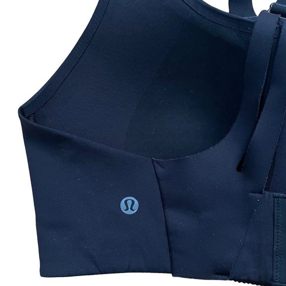 Lululemon AirSupport Bra High Support Sports Bra Black/Asphalt Grey 36 DD 36 E - Picture 9 of 11